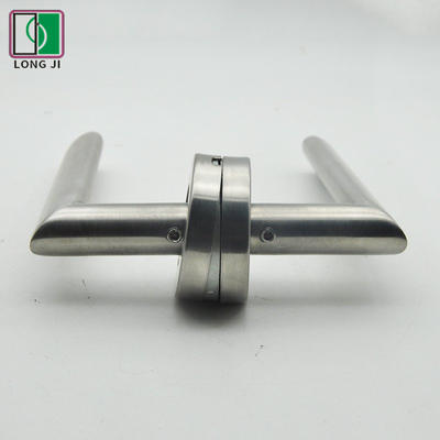 stainless steel V shape hollow tubular lever handle for Russia market 63.19067
