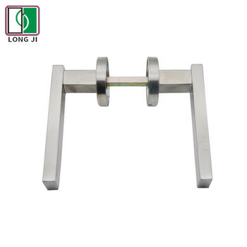 stainless steel lever square tube solid casting  level door handle 63.19088 for European market